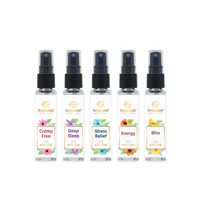 Gift Pack of 5 Aromatherapy Sprays